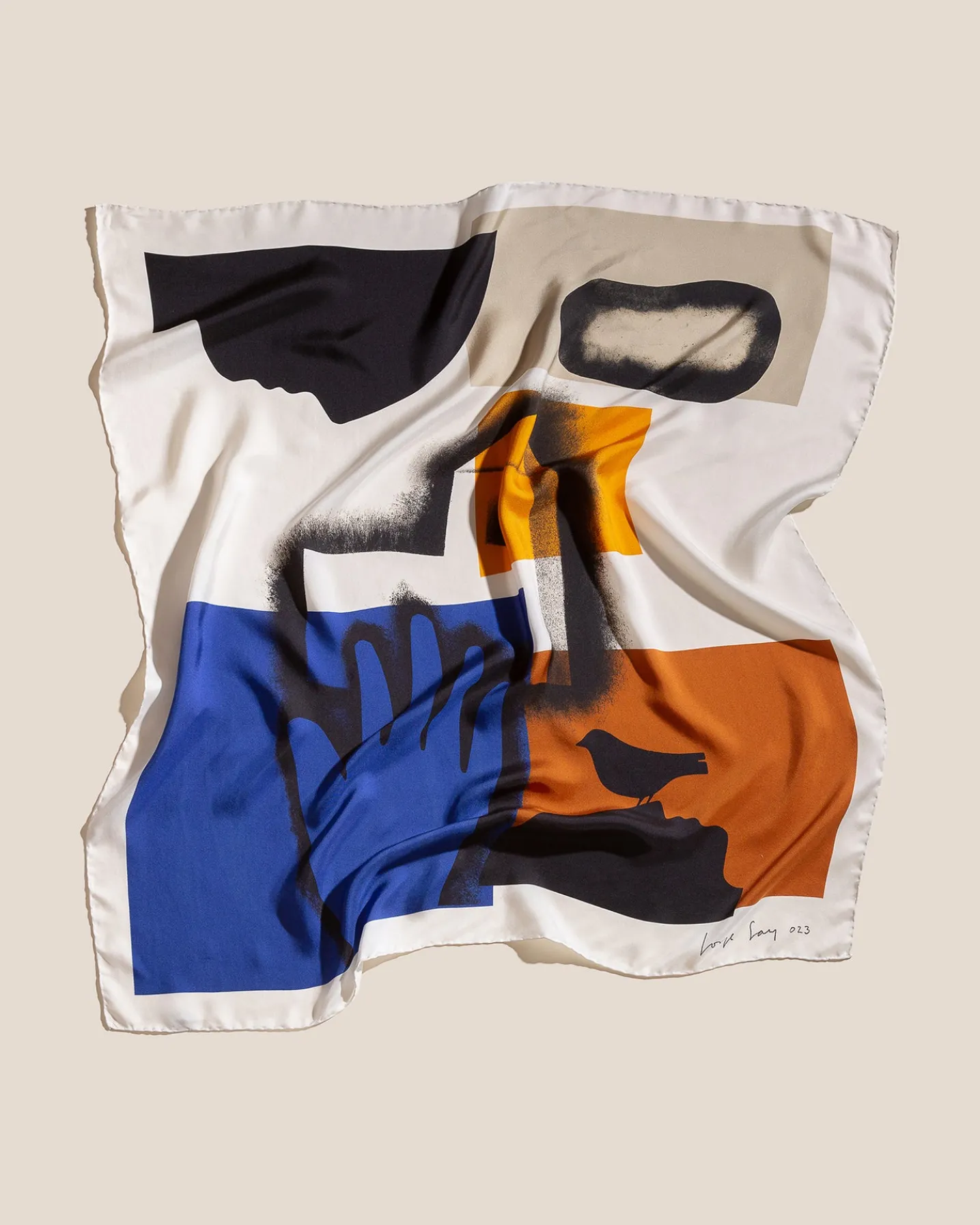 "Los Fugaces Párpados" Handkerchief