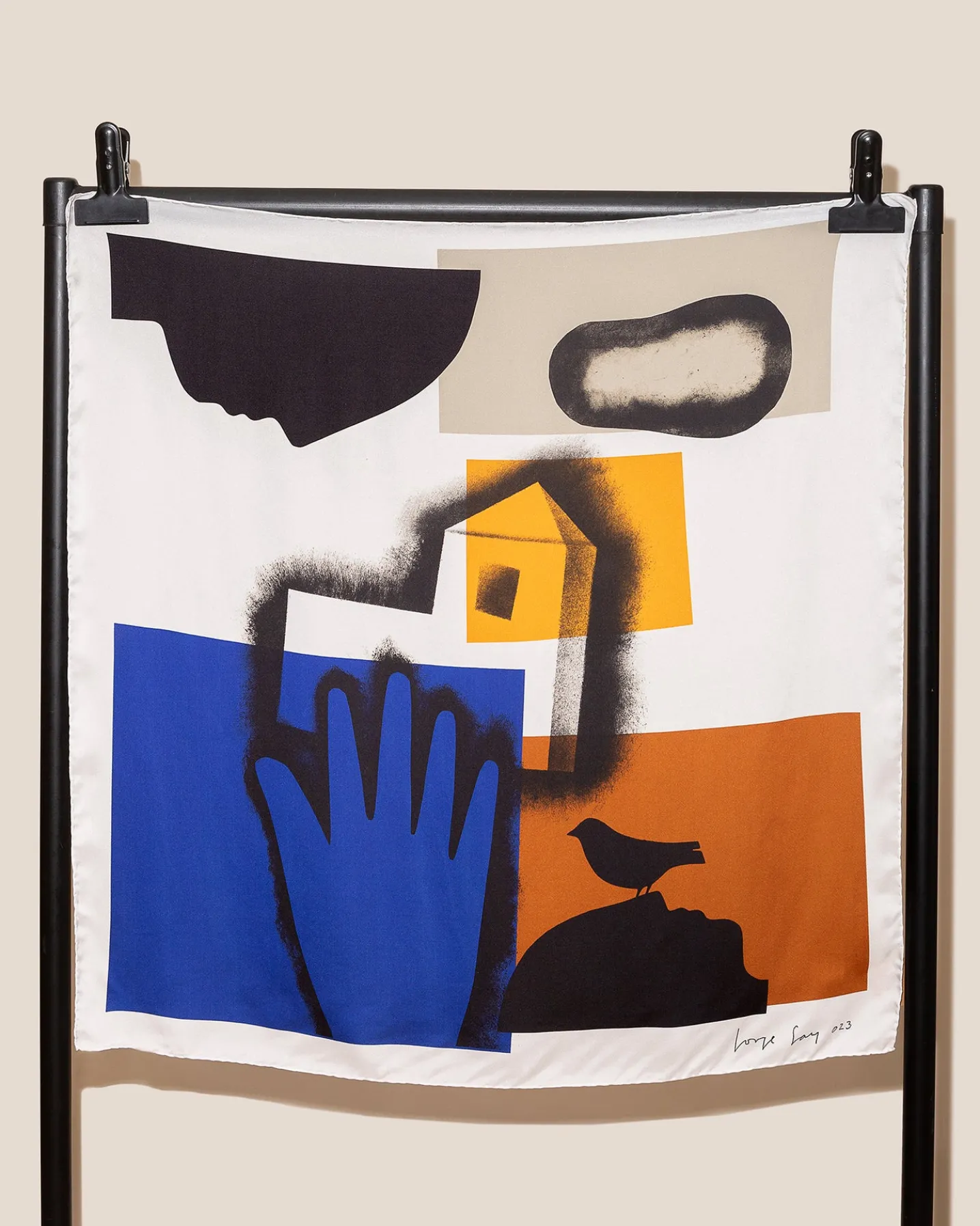 "Los Fugaces Párpados" Handkerchief